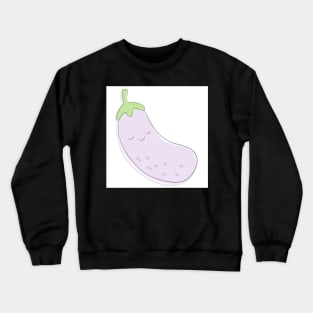 Cute Kawaii Eggplant Crewneck Sweatshirt